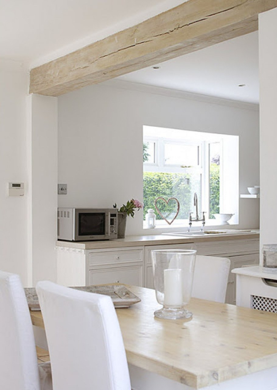 Железобетонные балки в интерьере