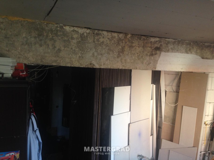 Железобетонная балка в хрущевке