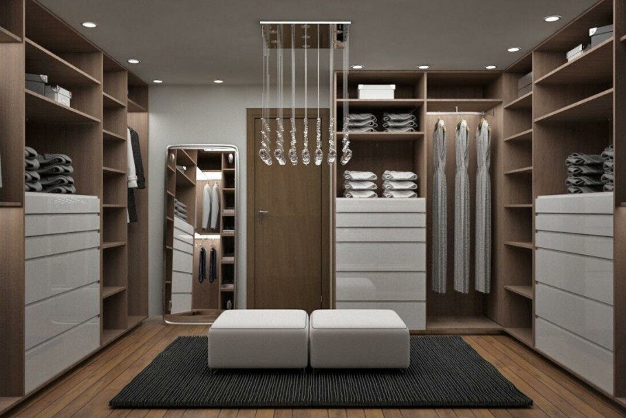 Стильные гардеробные комнаты