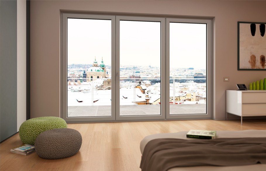 Панорамные пластиковые окна Рехау