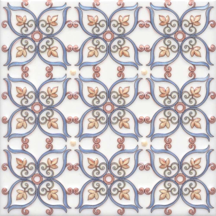 Плитка настенная 20х20 Суррей орнамент