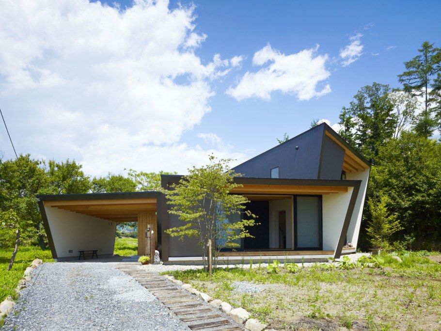 Каркасный дом в японском стиле