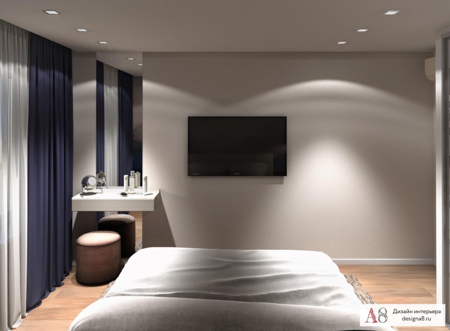 Трехкомнатная квартира в стиле Минимализм