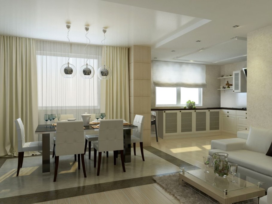 3х комнатная квартира в стиле Минимализм