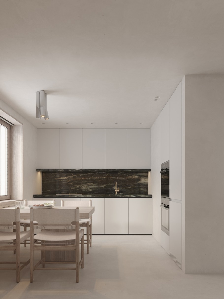 Кухня гостиная современный Минимализм