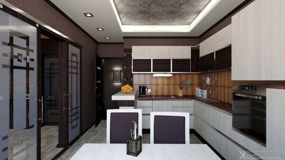 Трехкомнатная квартира в стиле Минимализм