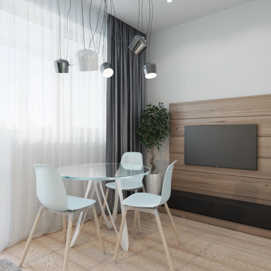 Минимализм в интерьере квартиры студии