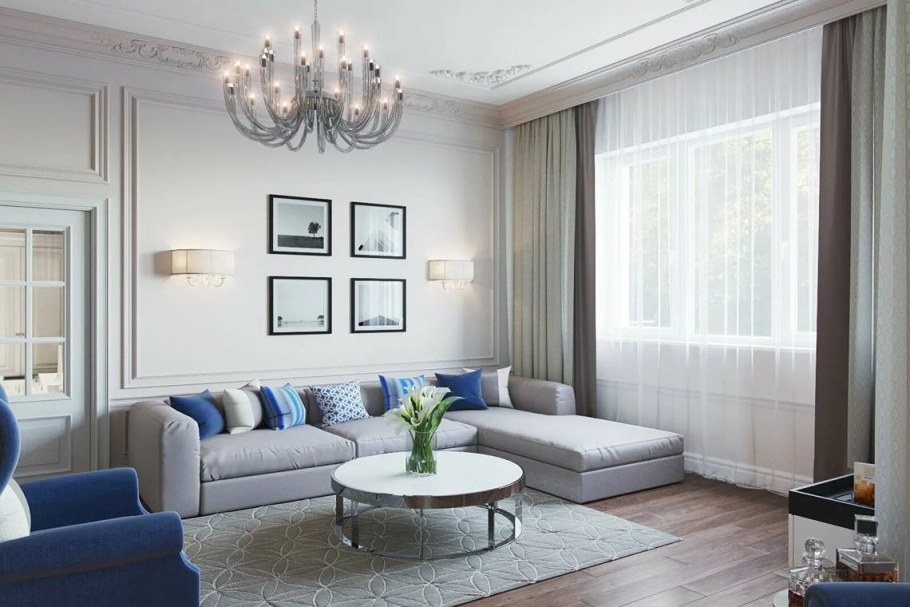 Гостиная Неоклассика Тиффани