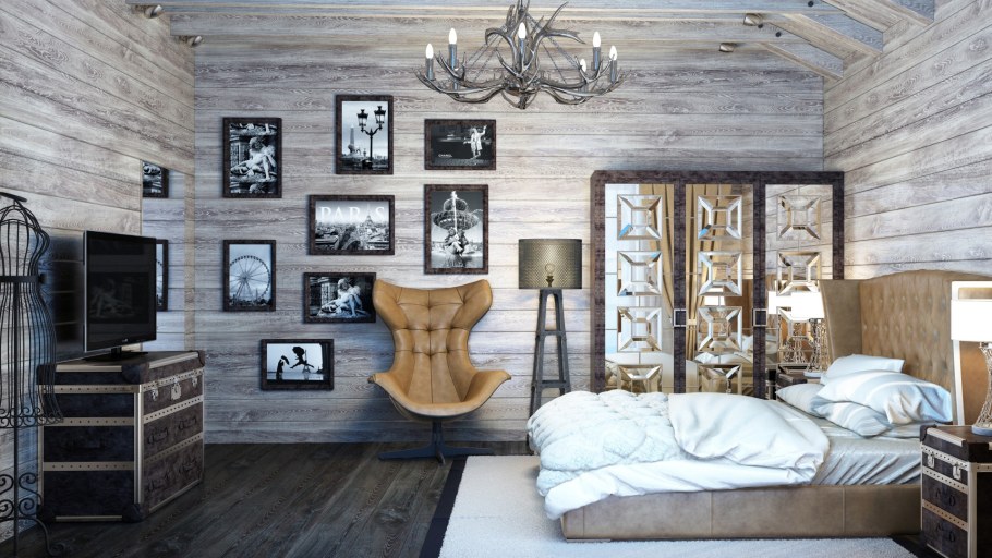 Деревянный декор на стену