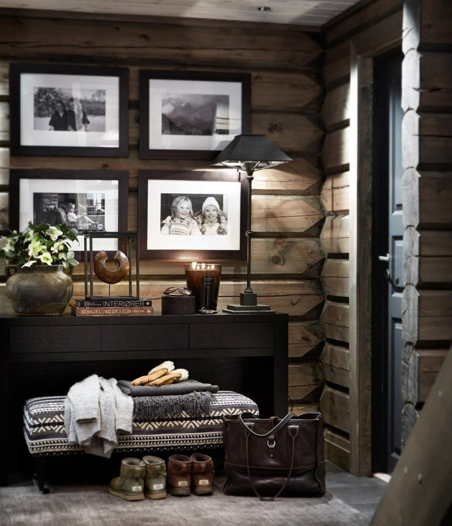 Интерьер в деревянном доме