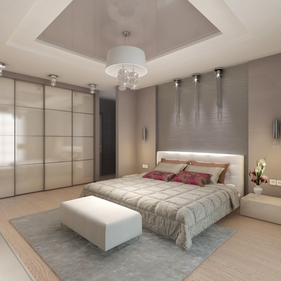 Спальная комната в современном стиле