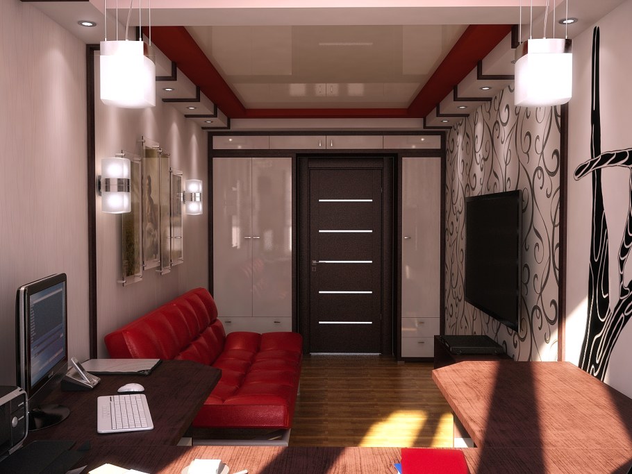 Интерьер комнаты 13 метров