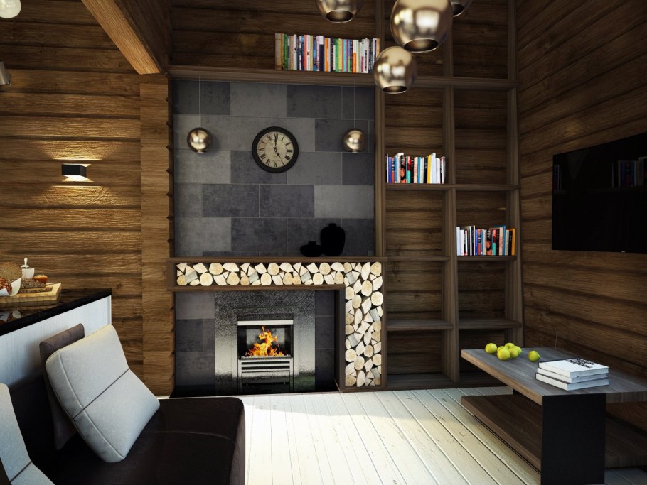 Интерьер предбанника