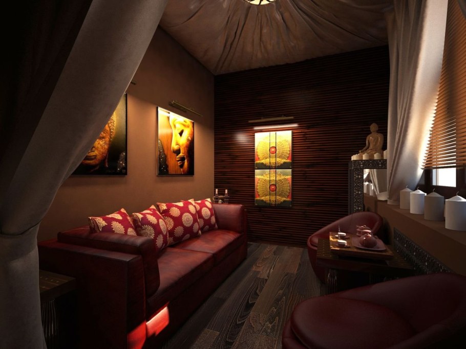 Интерьер комнаты отдыха