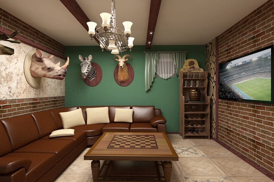 Комната отдыха в доме