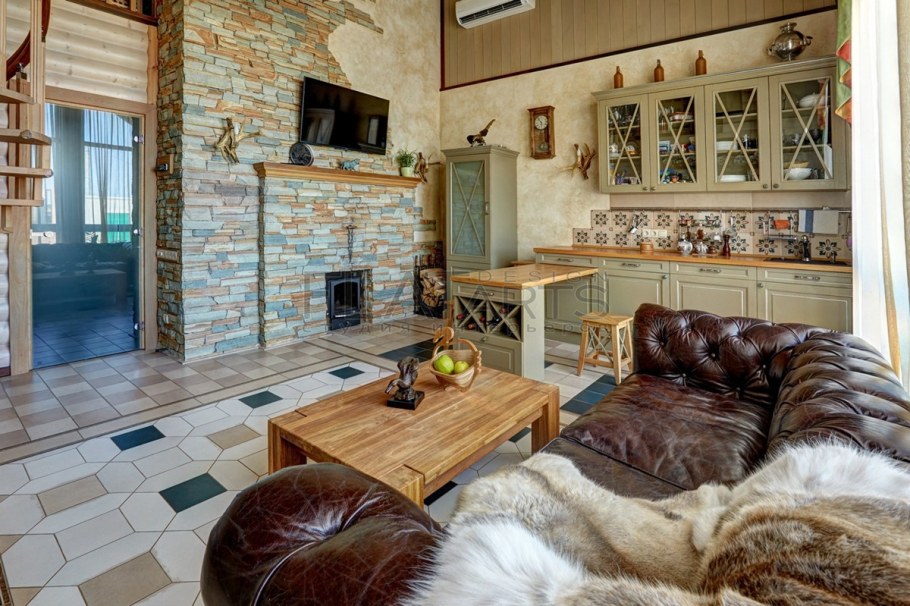 Комната отдыха в стиле Кантри