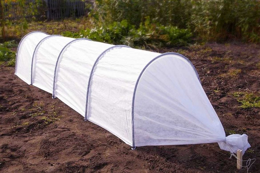 Парник гармошка 4м с укрывным материалом Агроспан-60
