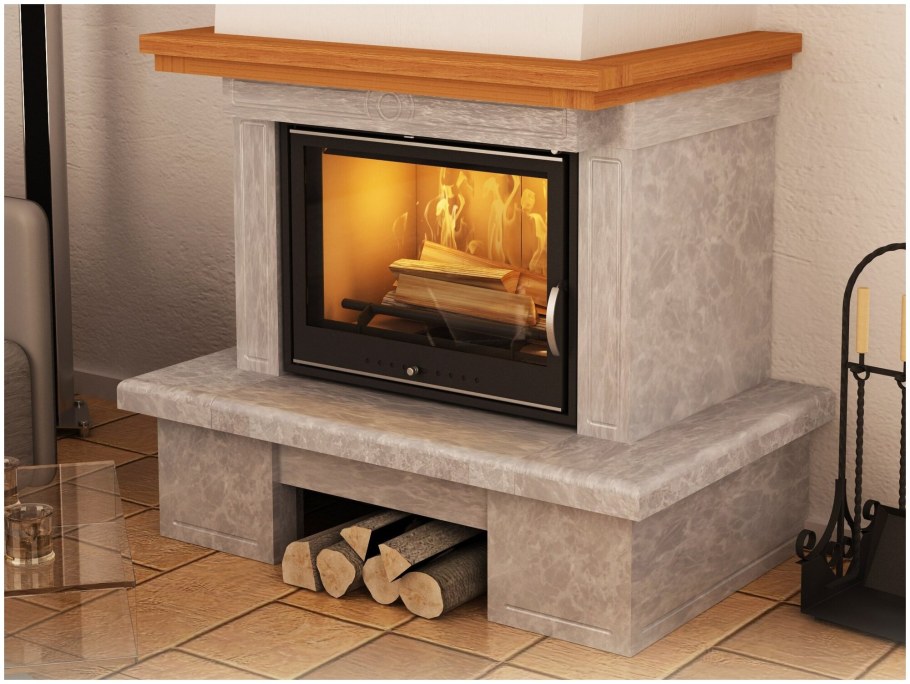 Камин МЕТА (облицовка Лира 700 Кантри и топка промо ш)