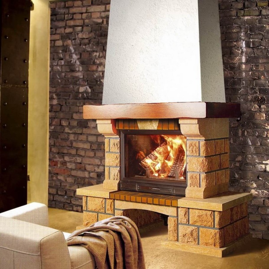 Печь-камин Эверест f7