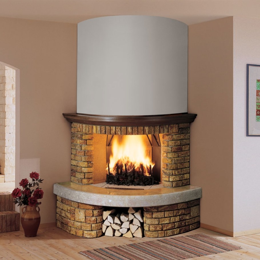 Камин Palazzetti угловой