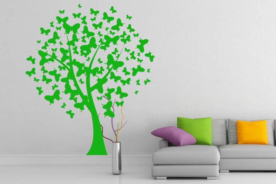Декоративное дерево на стену