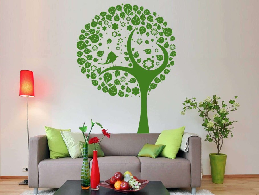 Наклейки на стену