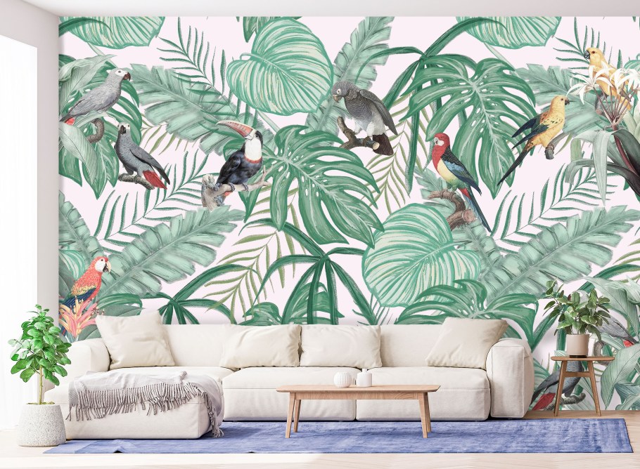 Арт. 90540477фотообои флизелиновые Primavera Тропическая листва 400х270 см