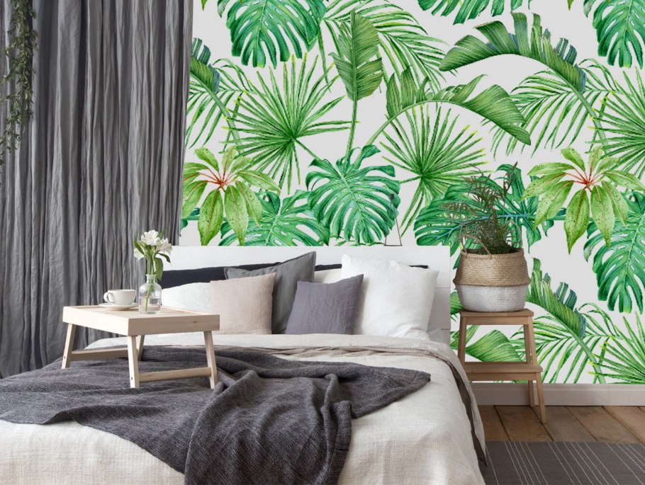 Афреско тропические листья