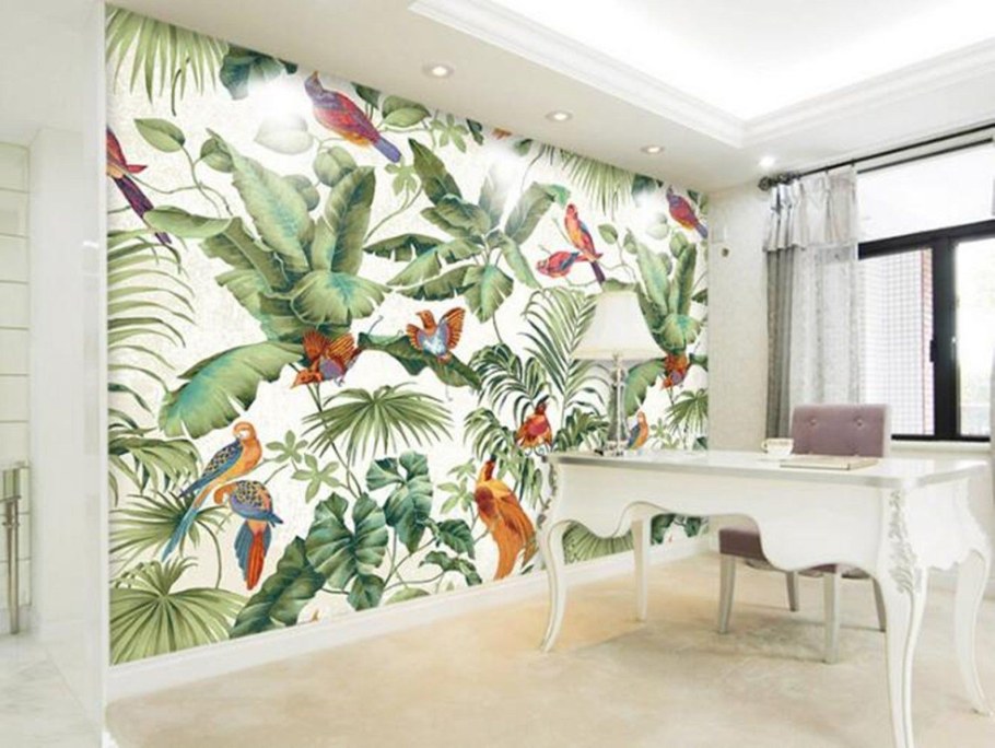 Фотообои в тропическом стиле