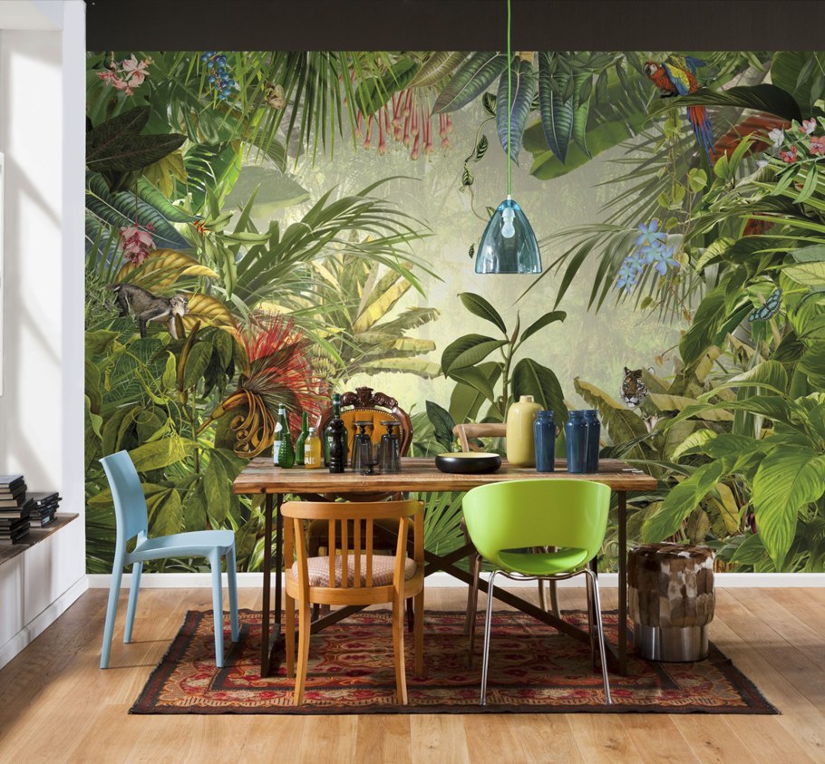 Аффреско банановые листья