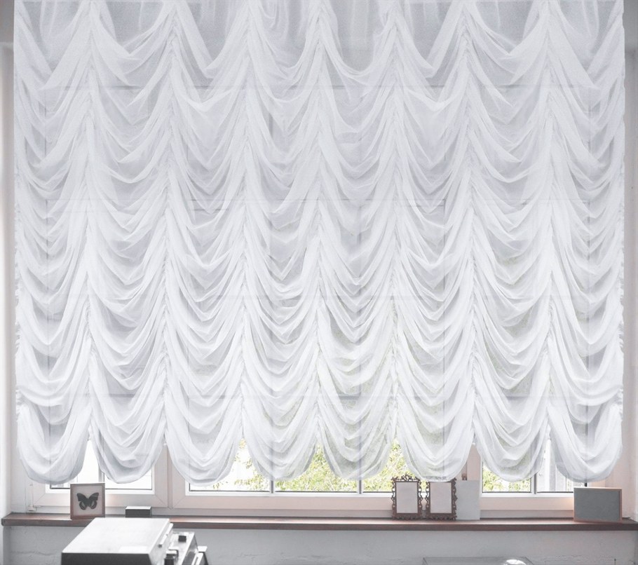 Французские шторы из вуали