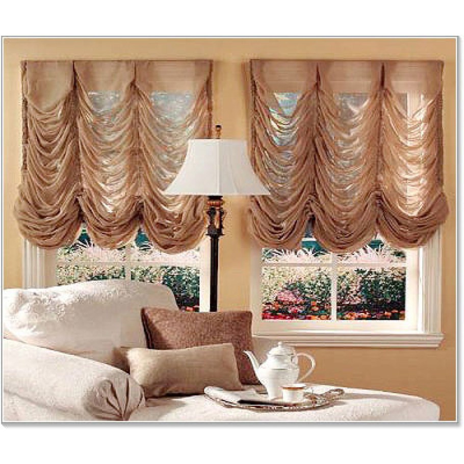 Австрийские шторы в интерьере