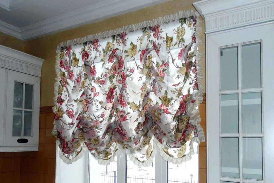 Австрийская штора Прованс