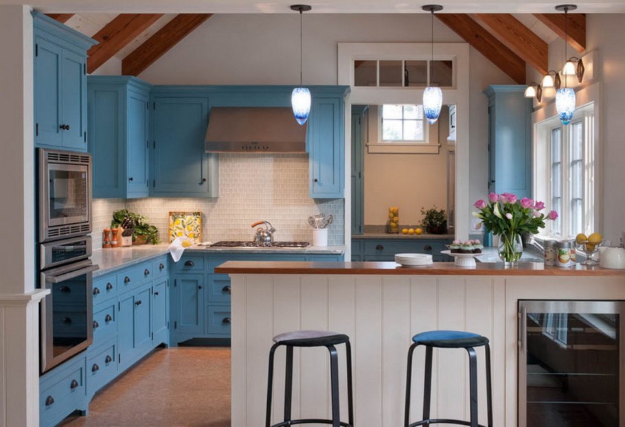 Кухня икеа в средиземноморском стиле