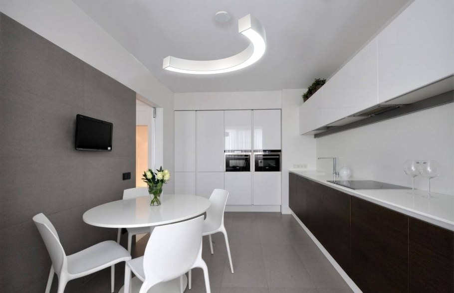 Кухни 9кв м стиль хайтек