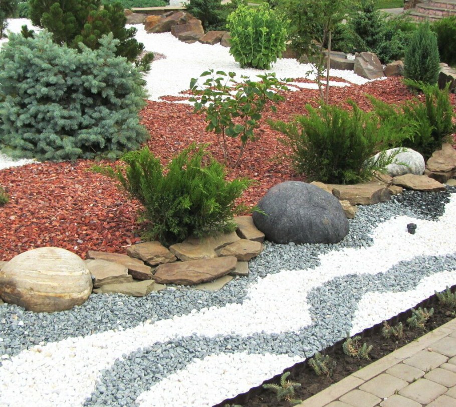 Мульча каменная крошка