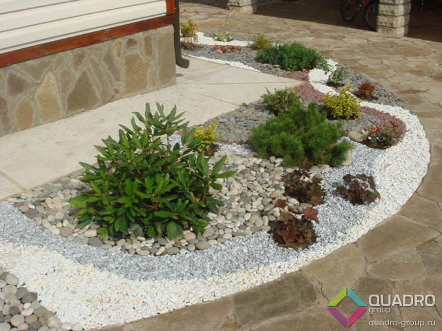 Мульчирование рокария