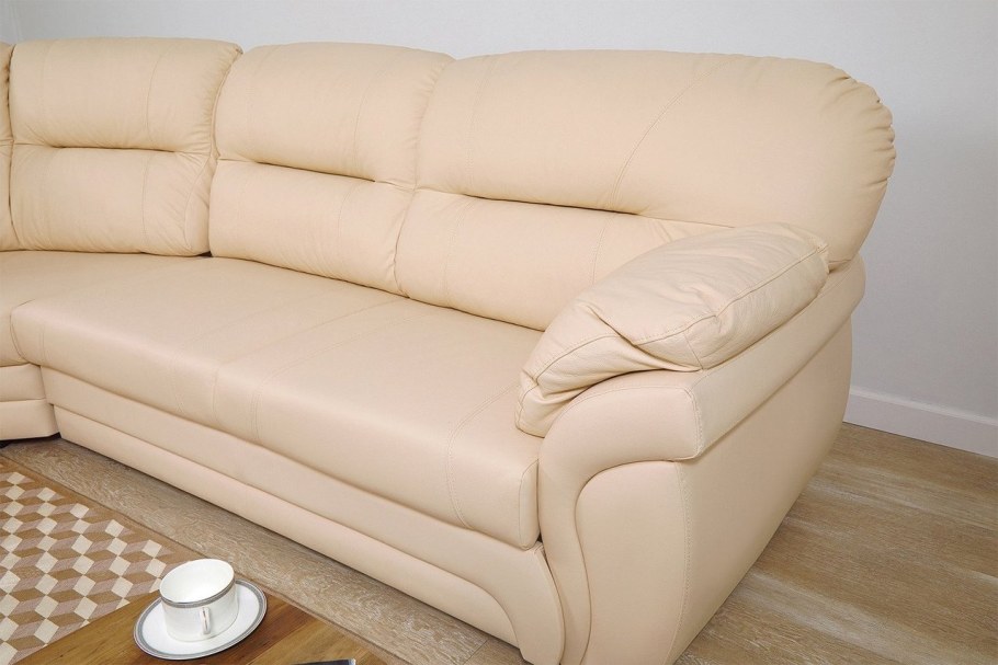 Хофф диван угловой кожаный