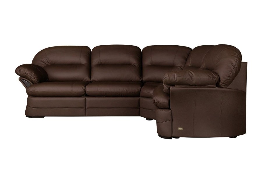 Диван Брюссель кожаный угловой