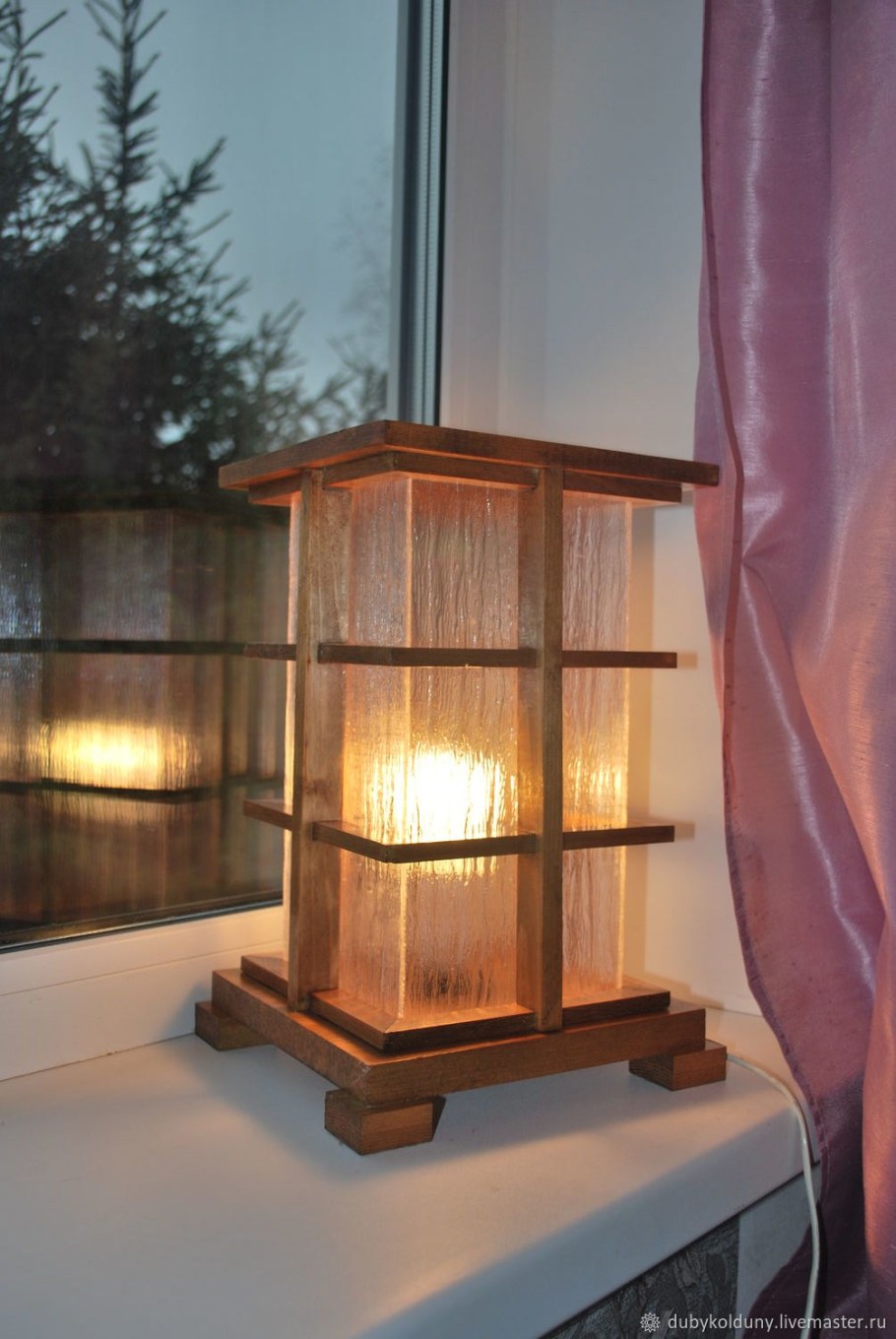 Деревянные светильники в японском стиле