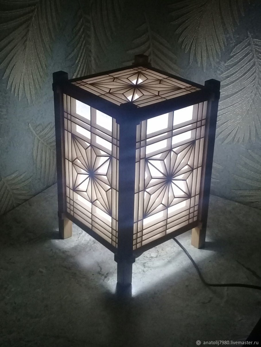 Настольные светильники в японском стиле