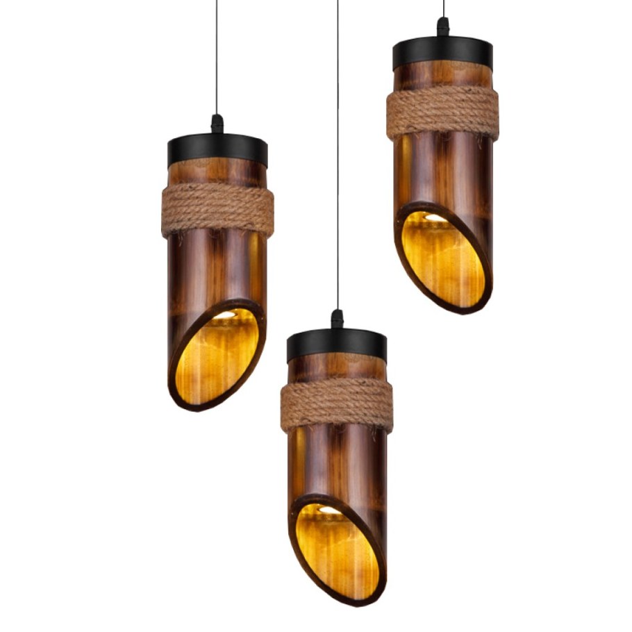 Торшер из бамбука