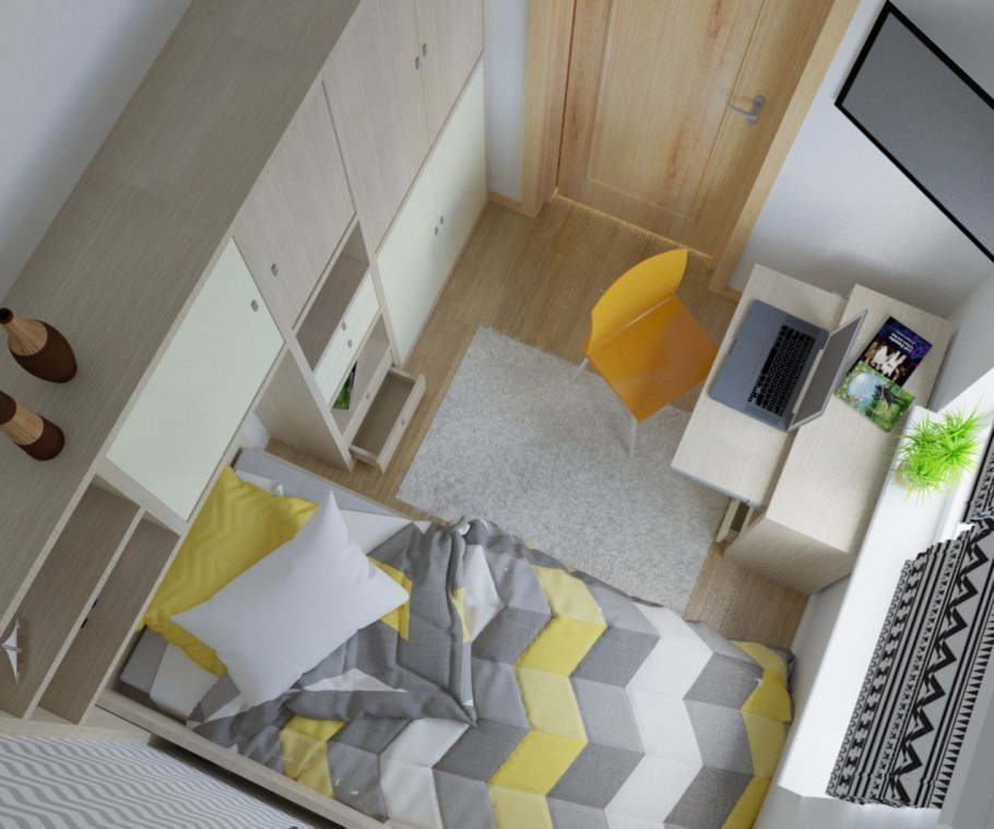 Планировка маленьких комна