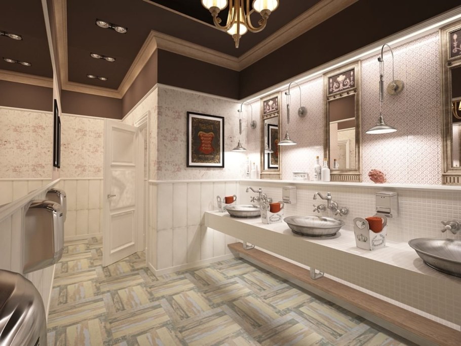 Туалет в ресторане