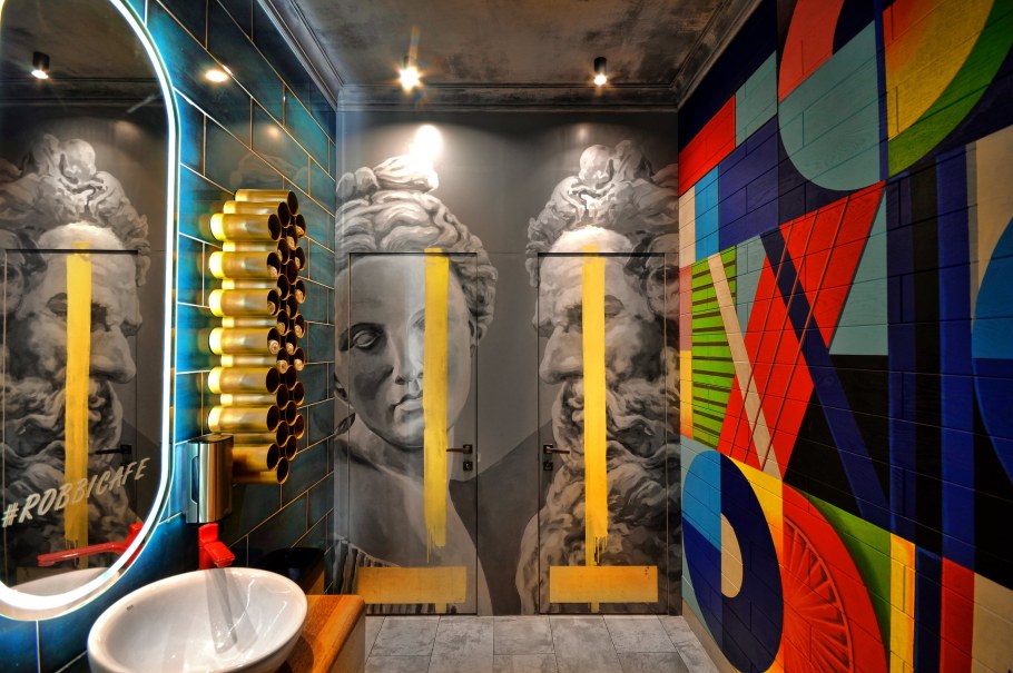 Необычный интерьер кафе