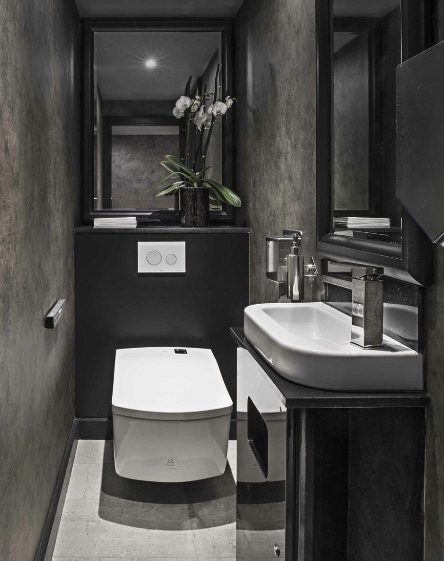 Стильный туалет в квартире