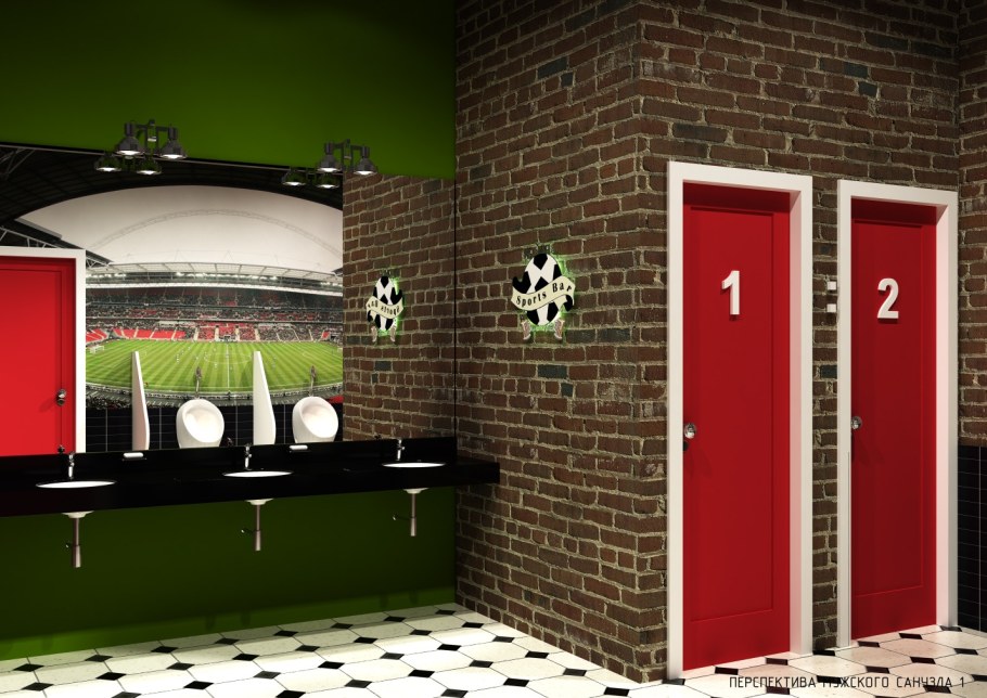 Туалет в баре