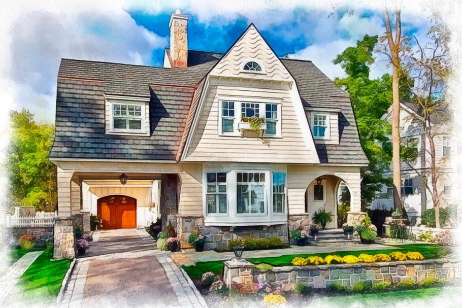 Пригород Антонио Хаус в Америке