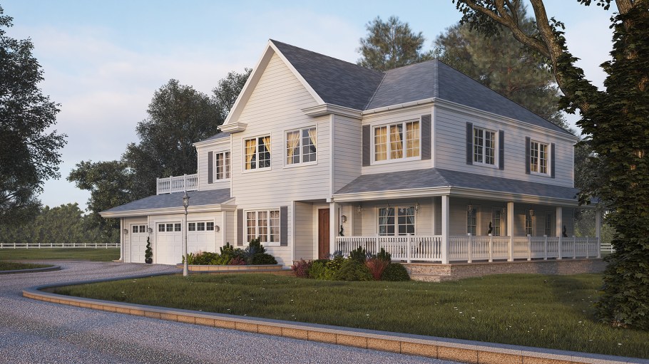Американский Пригородный дом