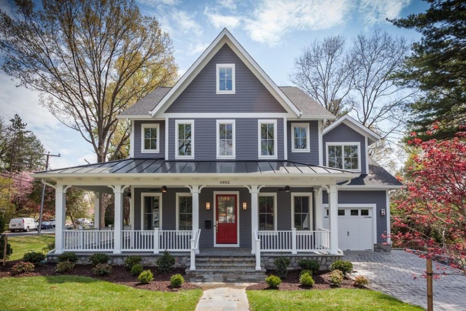 Дом в стиле американский фармхаус